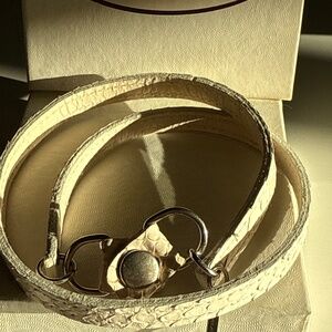 Christopher Augmon double cuffed bracelet snake